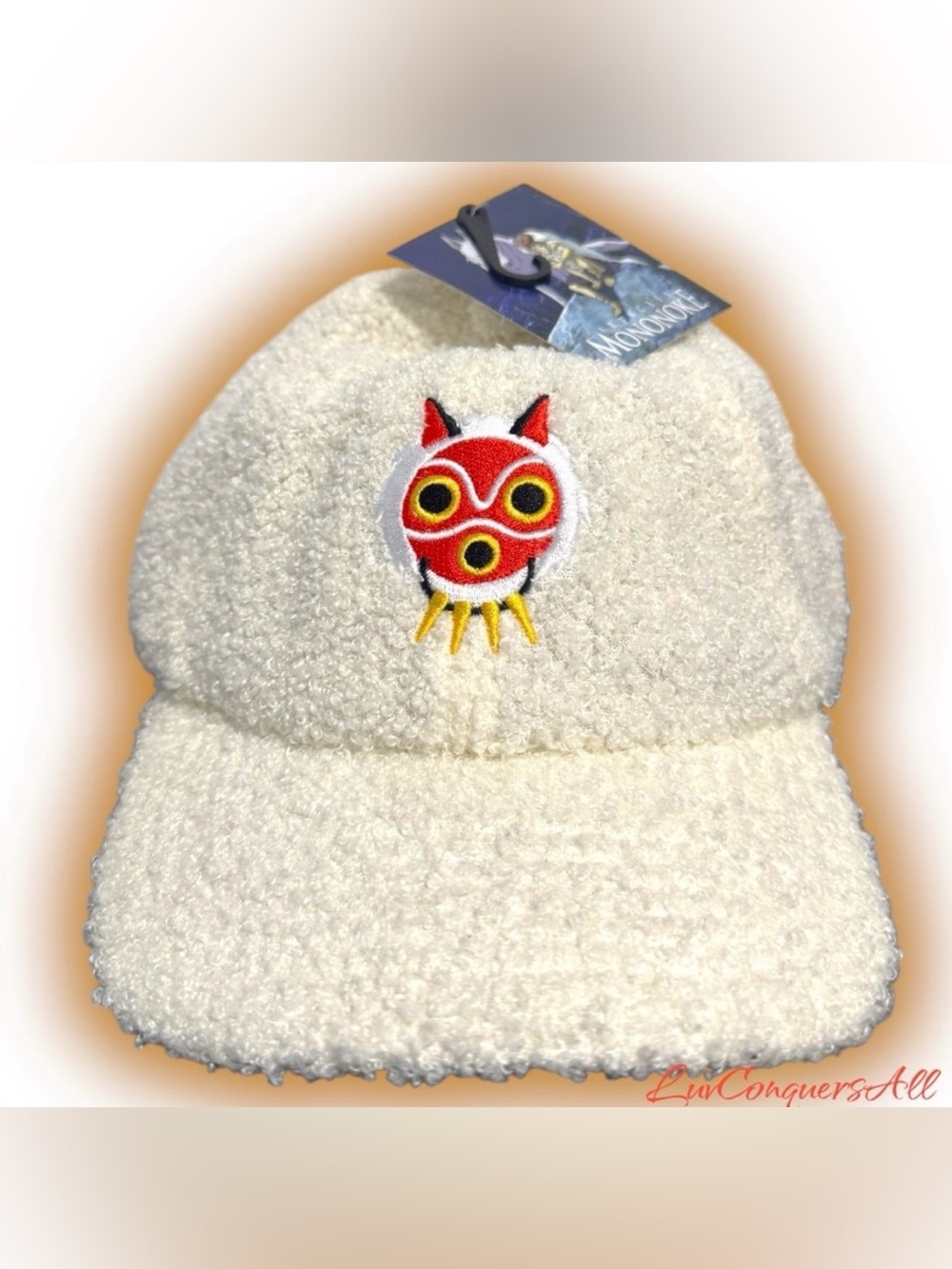 Studio Ghibli Princess Mononoke Mask Sherpa Dad Cap